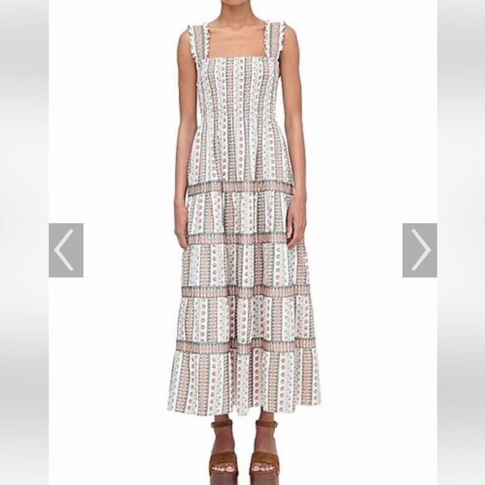 Hill House Kimmy maxi nwt. Print is cosmos floral stripe